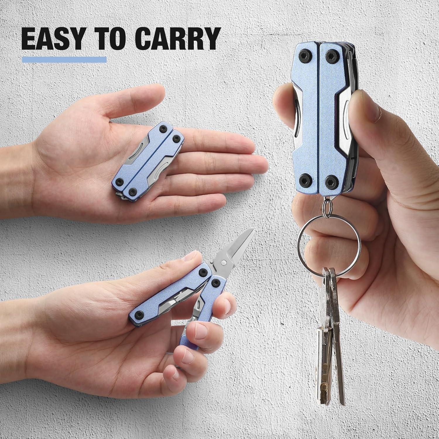 Multiherramienta 11-en-1 COOL PARD EDC Azul Compacta