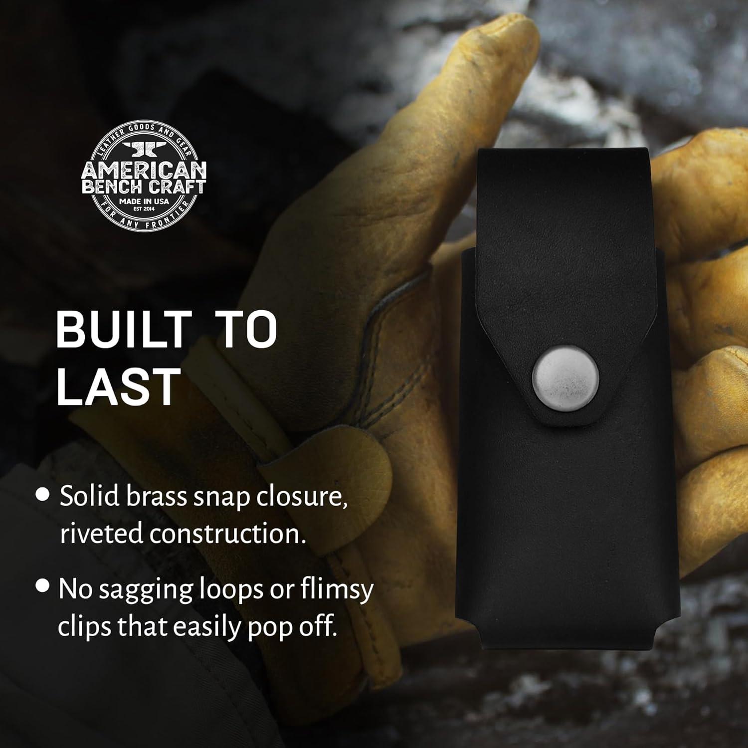 Funda de Cuero para Herramientas SOG PowerLock y PowerAssist - American Bench Craft