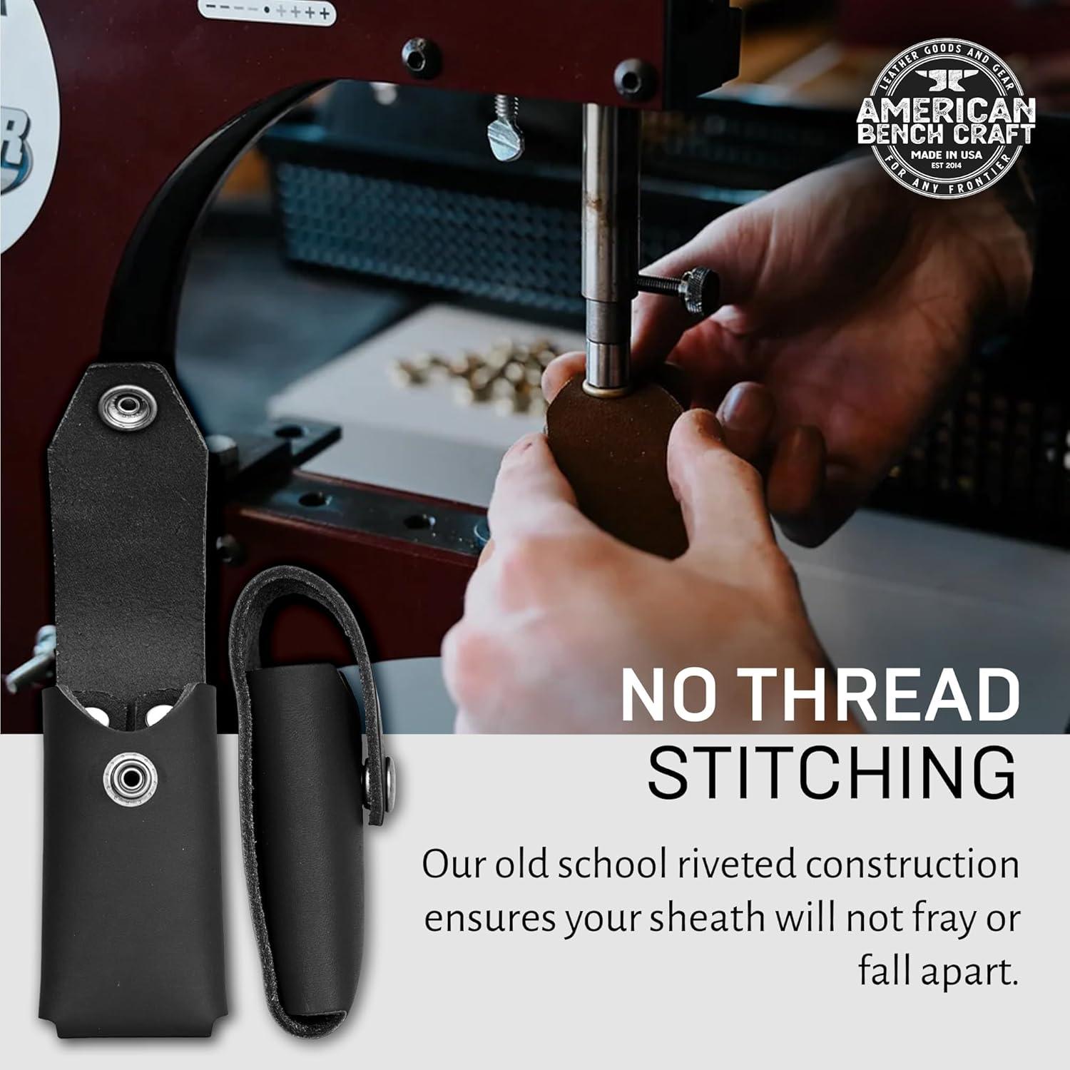 Funda de Cuero para Herramientas SOG PowerLock y PowerAssist - American Bench Craft