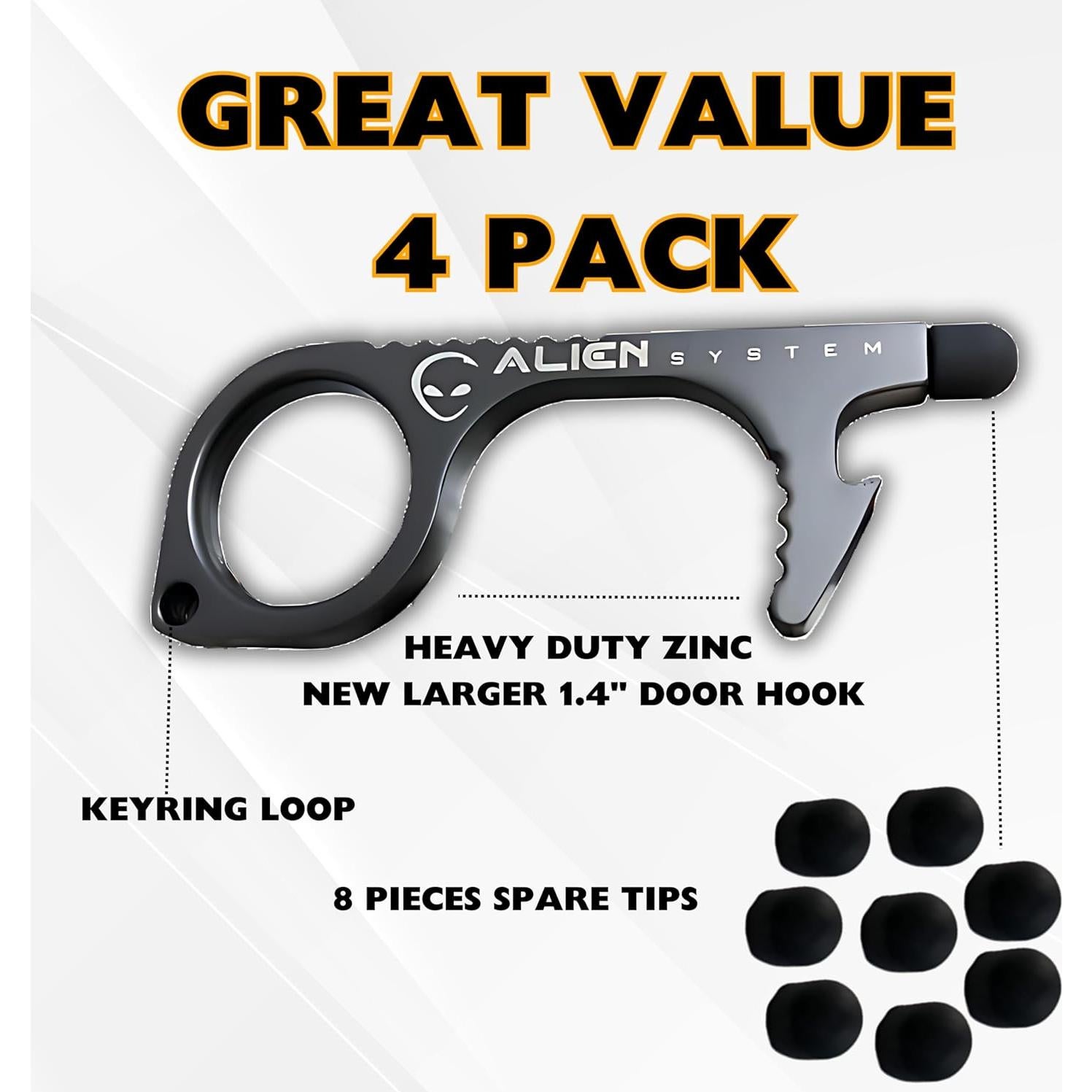 Multiherramienta sin contacto ALIEN SYSTEM 4 Pack - Higiénica