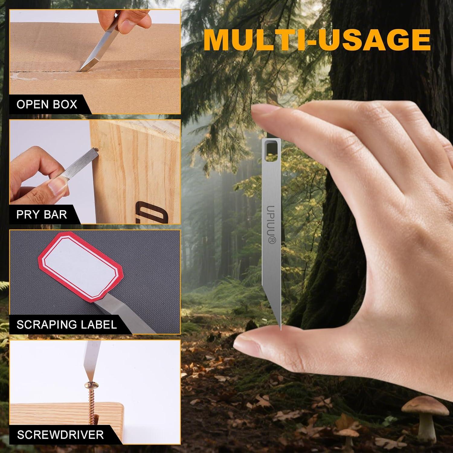 Barra de Pry EDC UPIUU de Acero Inoxidable 7.37 cm