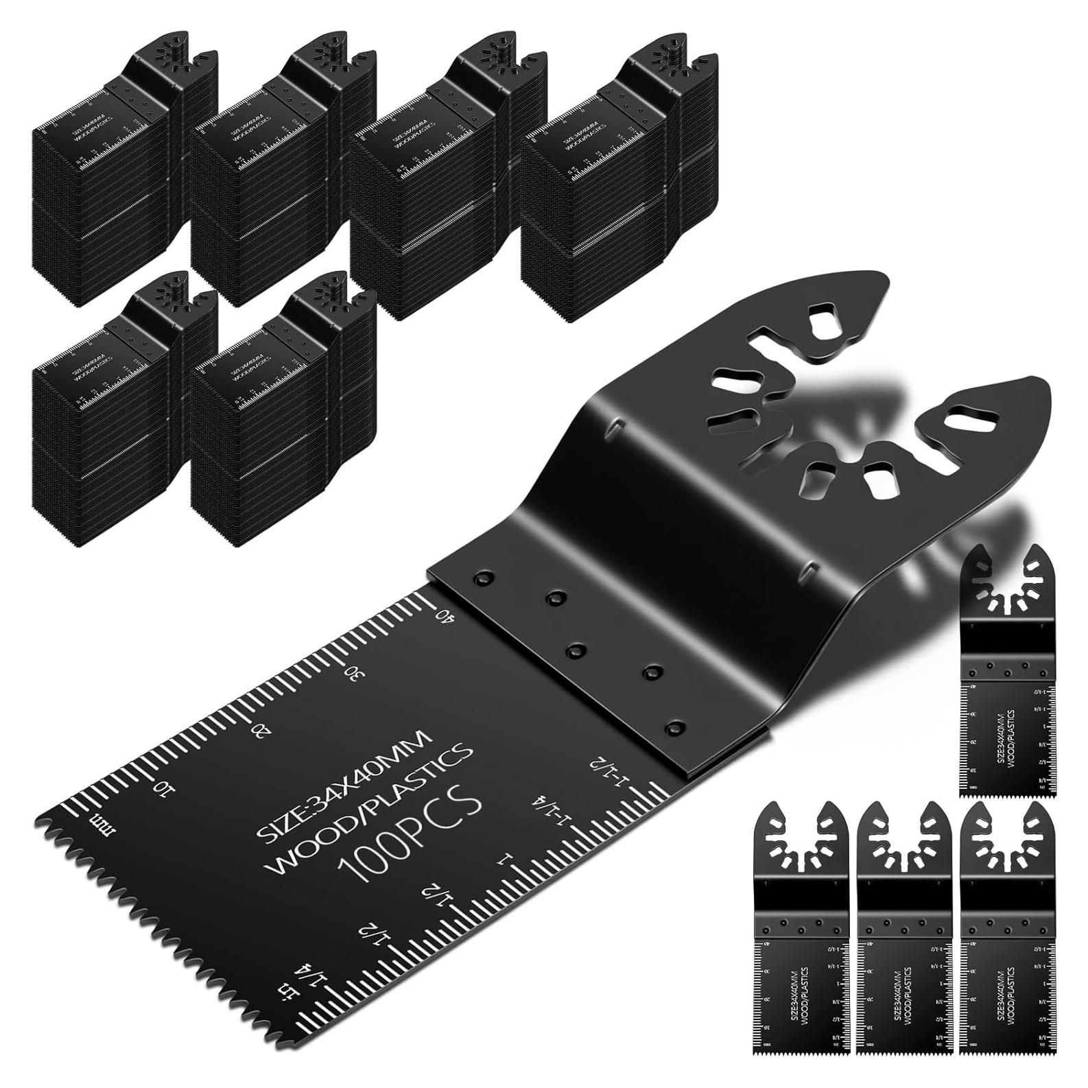 Juego de 100 Cuchillas Multiherramienta DikTalk para Madera