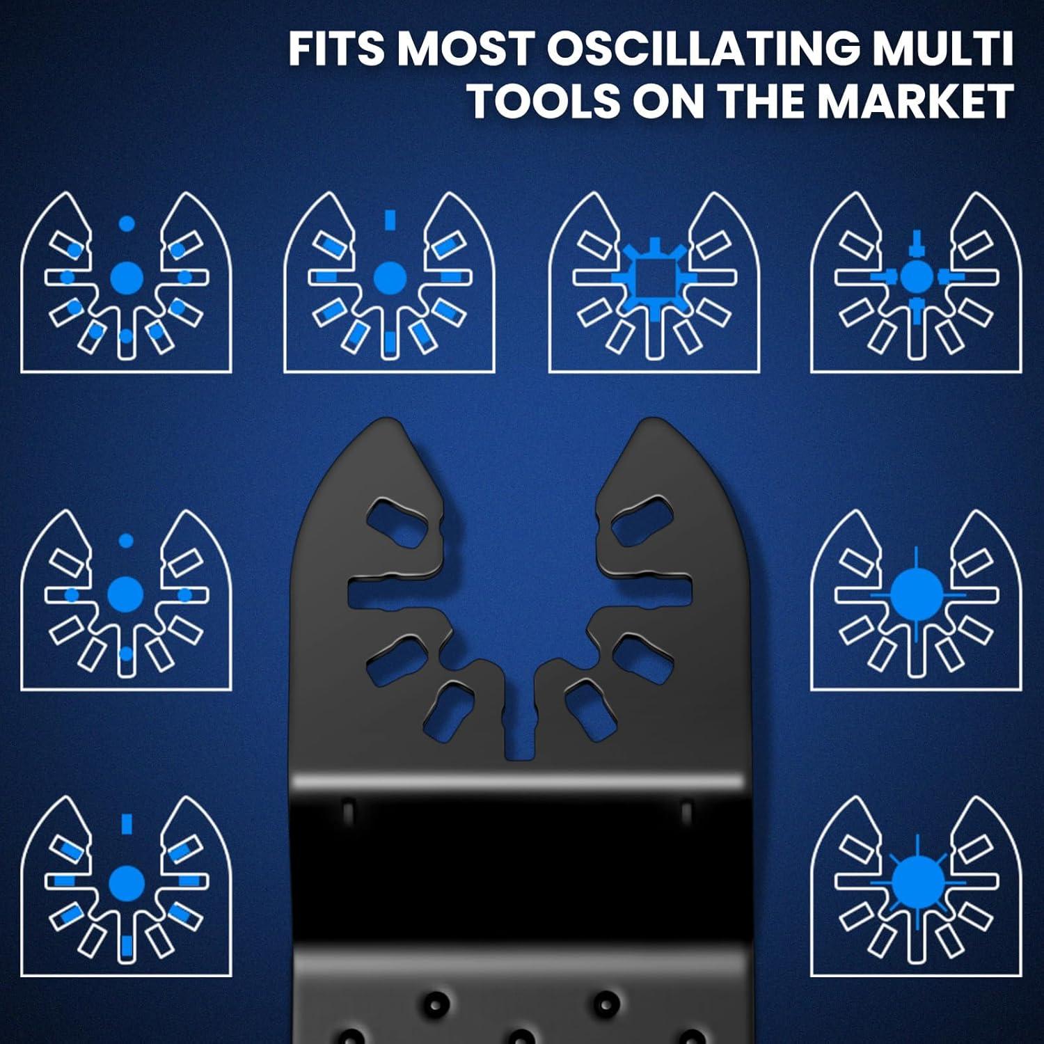 Juego de 100 Cuchillas Multiherramienta DikTalk para Madera