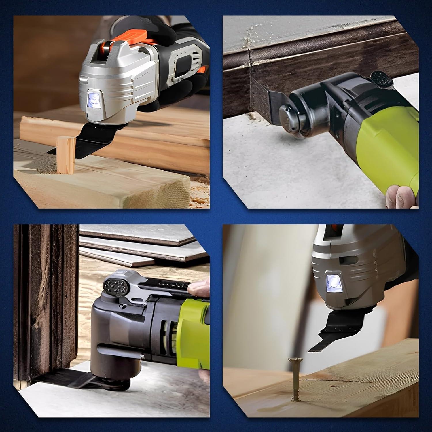 Juego de 100 Cuchillas Multiherramienta DikTalk para Madera