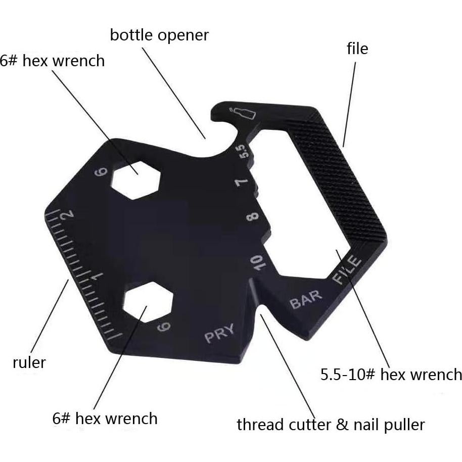 Kit Multiherramienta Steelaid - Llave de Cadena Plegable 38mm