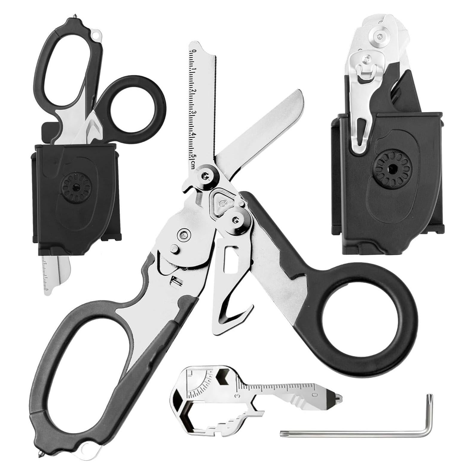 Tijeras de Trauma Multifuncionales Genérico 6 en 1 Acero Inoxidable