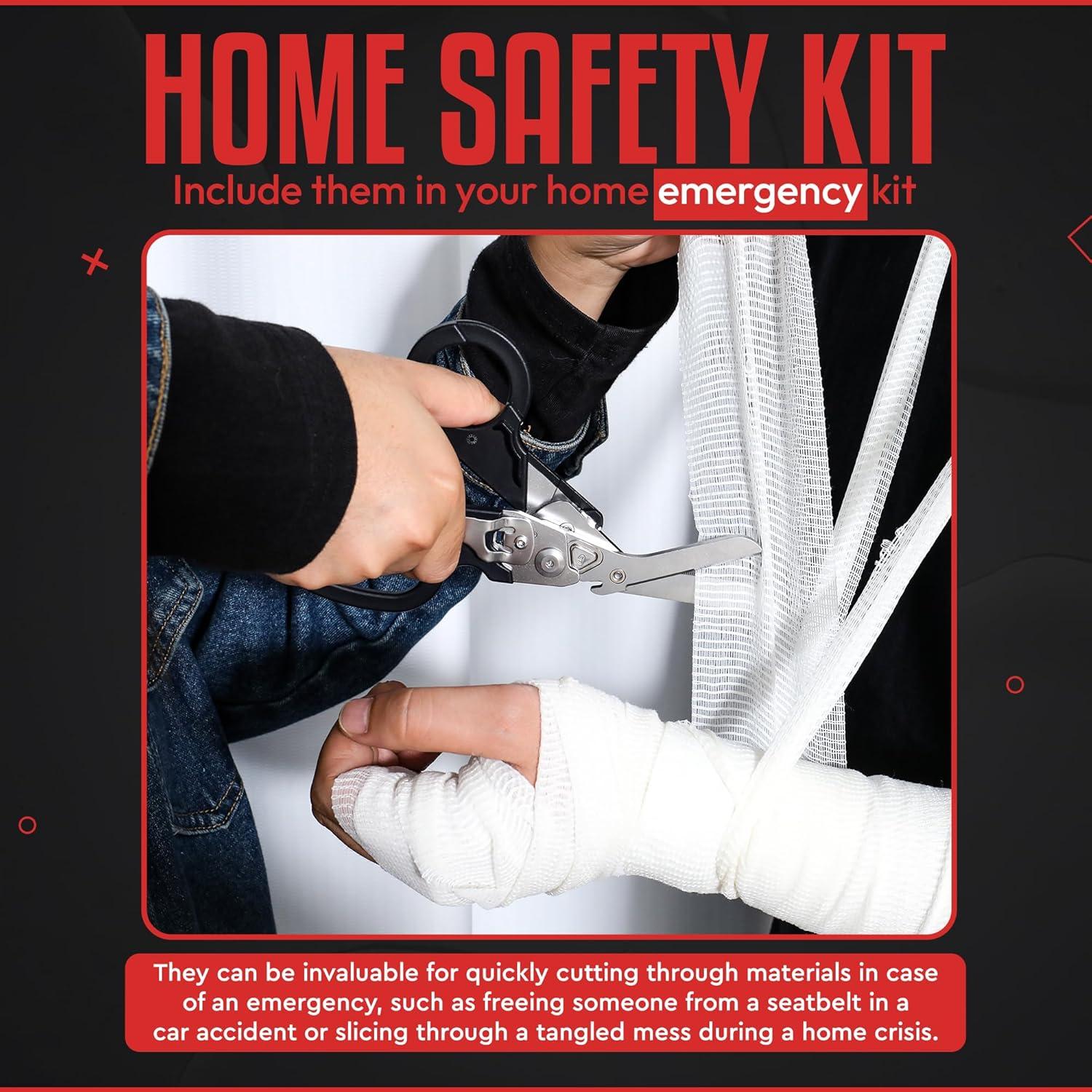 Tijeras de Trauma Multifuncionales Genérico 6 en 1 Acero Inoxidable