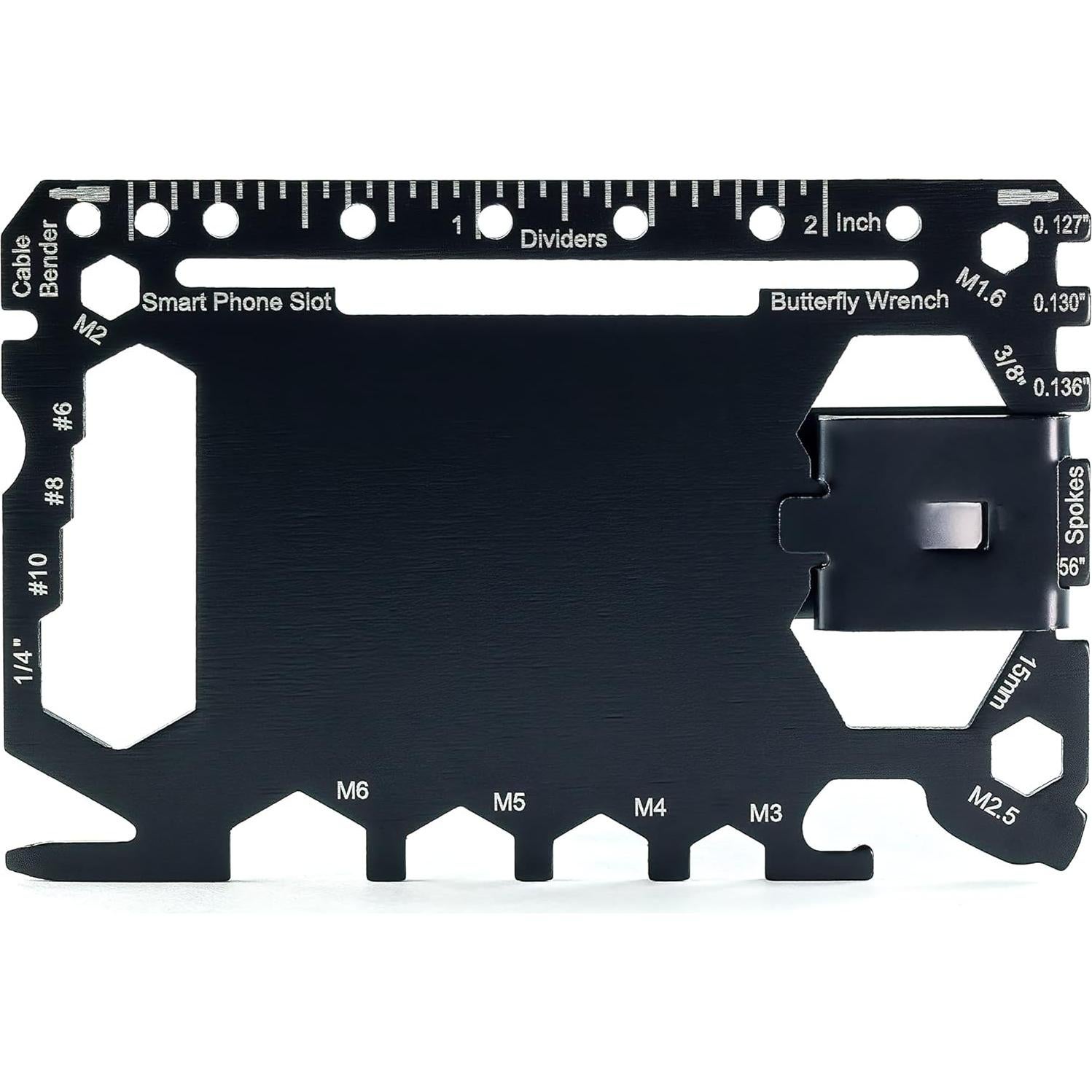 Multiherramienta 45-en-1 Migibyte Negra - Acero Inoxidable