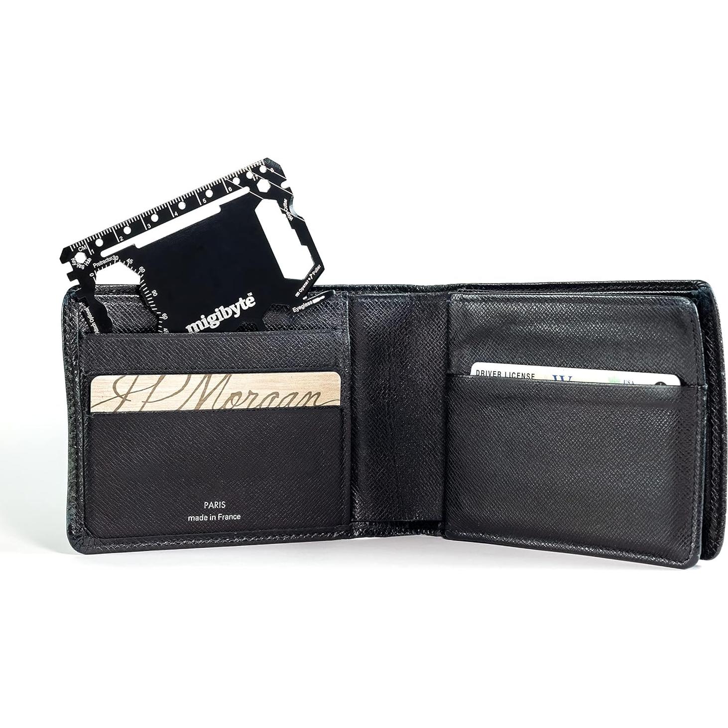 Multiherramienta 45-en-1 Migibyte Negra - Acero Inoxidable