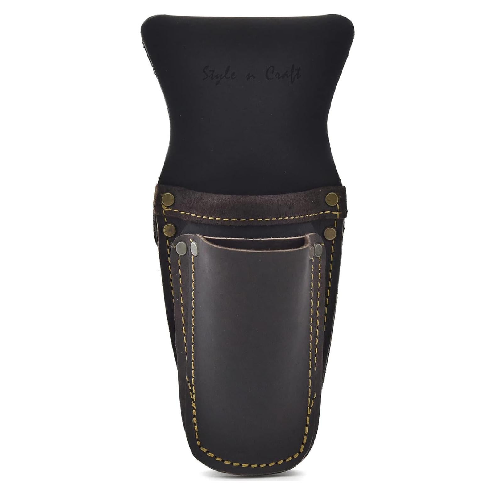 Bolsa de Herramientas Style N Craft 3 Bolsillos Cuero Marrón