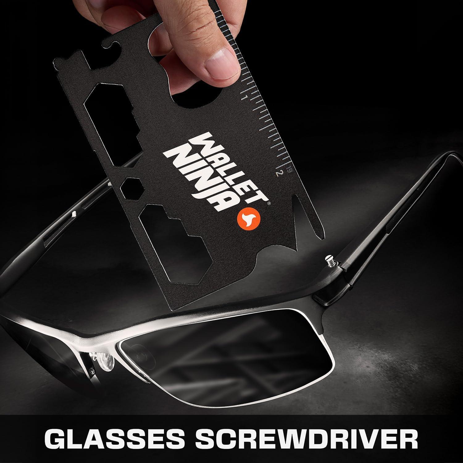 Wallet Ninja Multitool 19 en 1 - Herramienta de Acero 10.16 cm