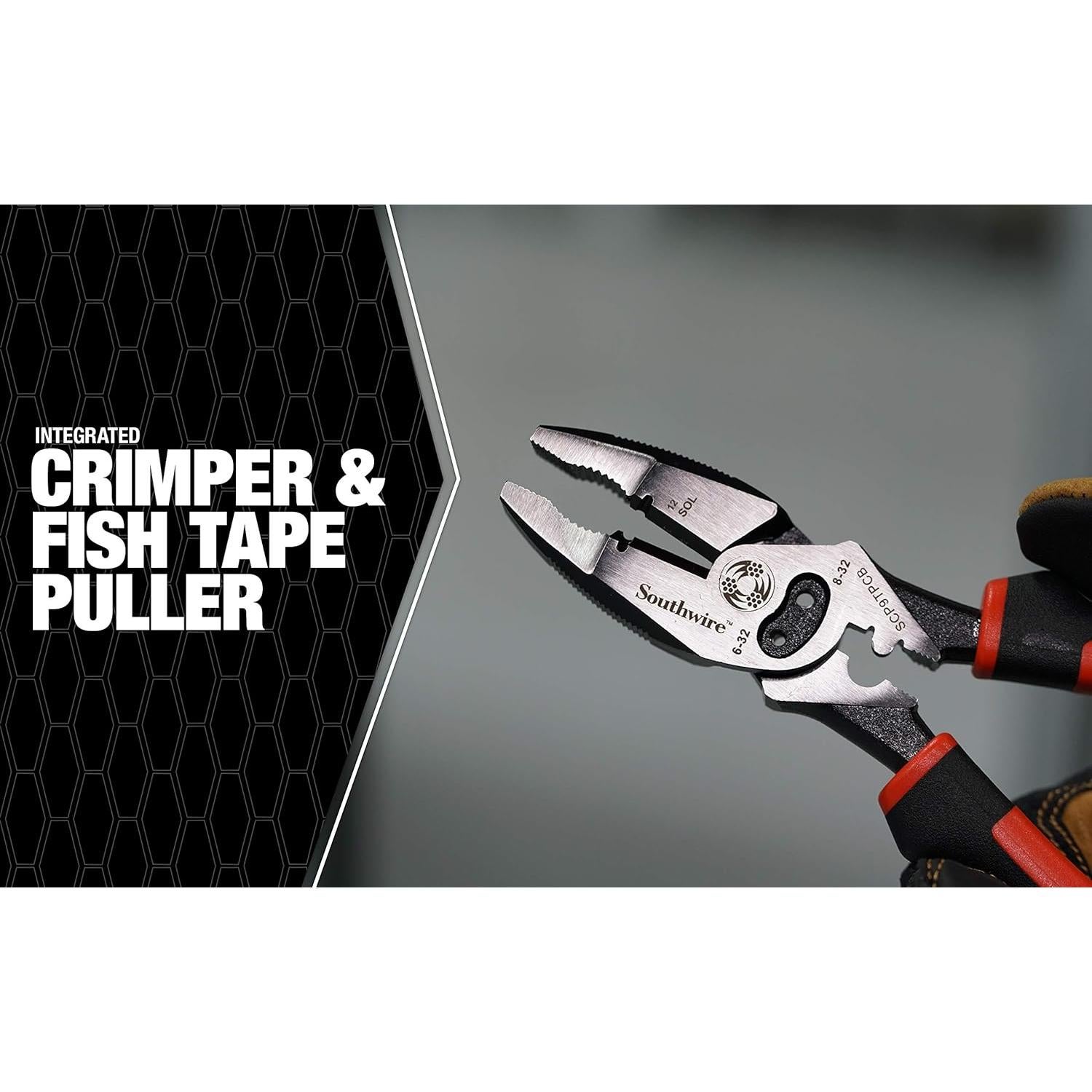 Alicate de Corte Lateral Southwire SCP9TPCB 0.45 kg Multifuncional