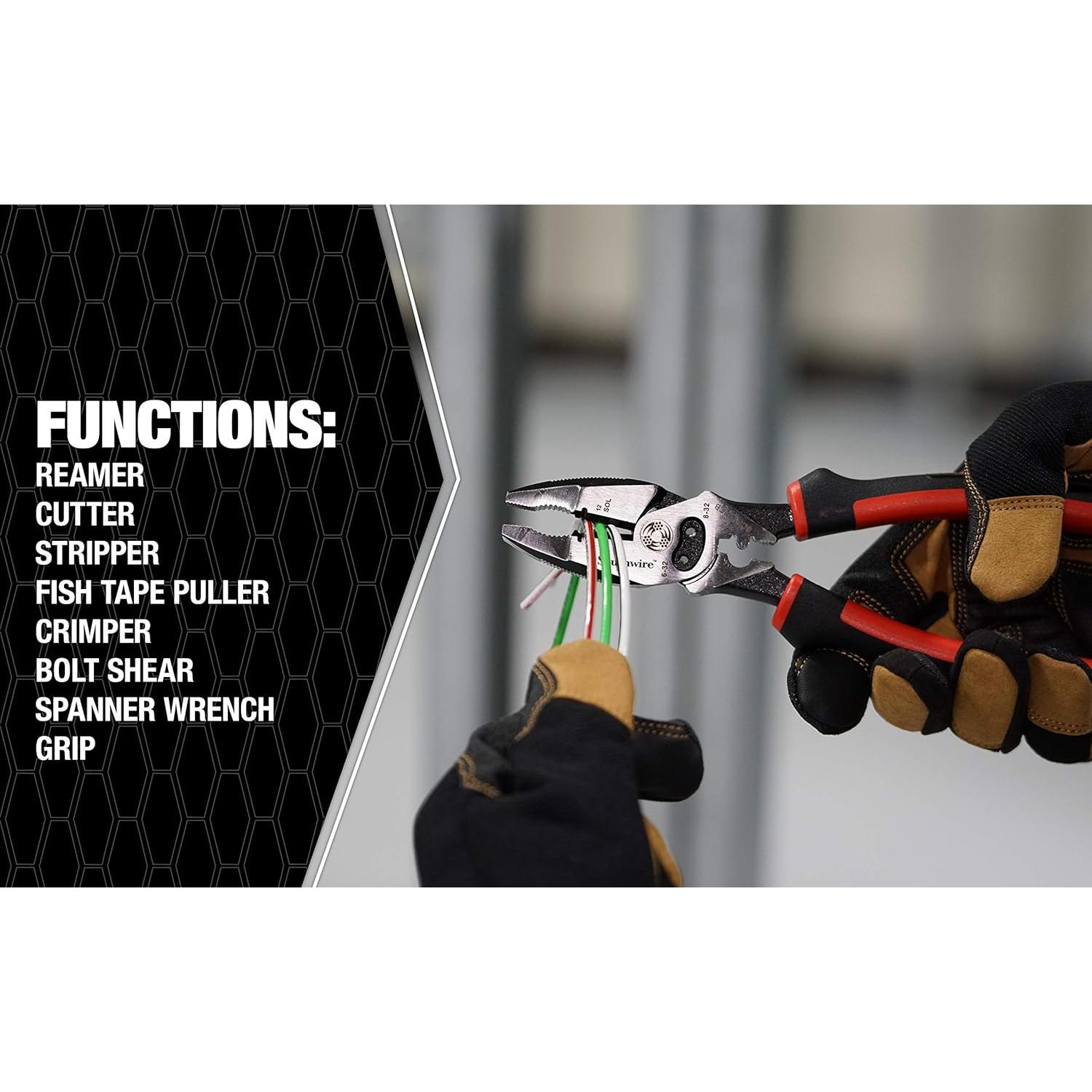 Alicate de Corte Lateral Southwire SCP9TPCB 0.45 kg Multifuncional