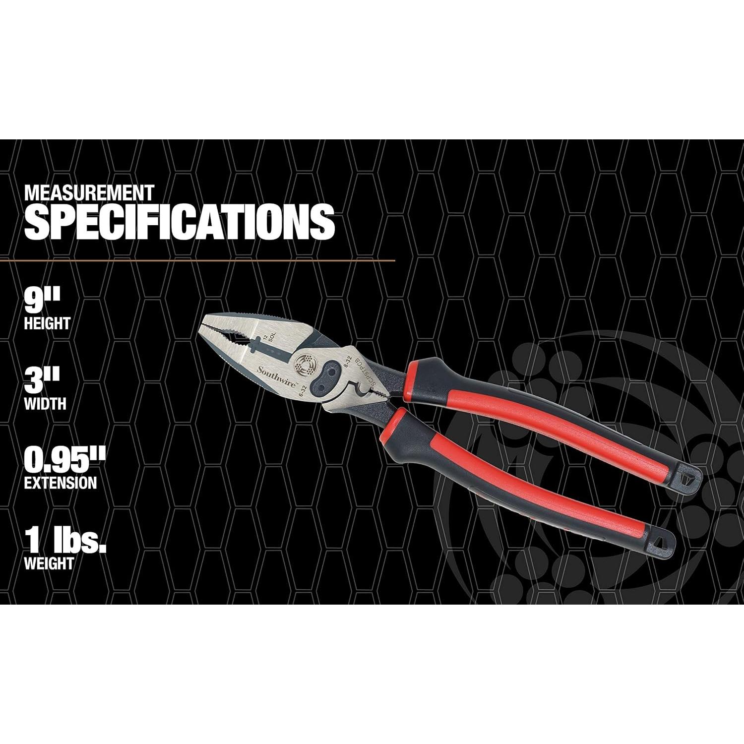 Alicate de Corte Lateral Southwire SCP9TPCB 0.45 kg Multifuncional