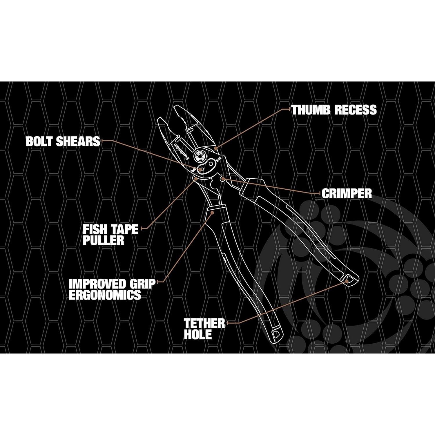 Alicate de Corte Lateral Southwire SCP9TPCB 0.45 kg Multifuncional