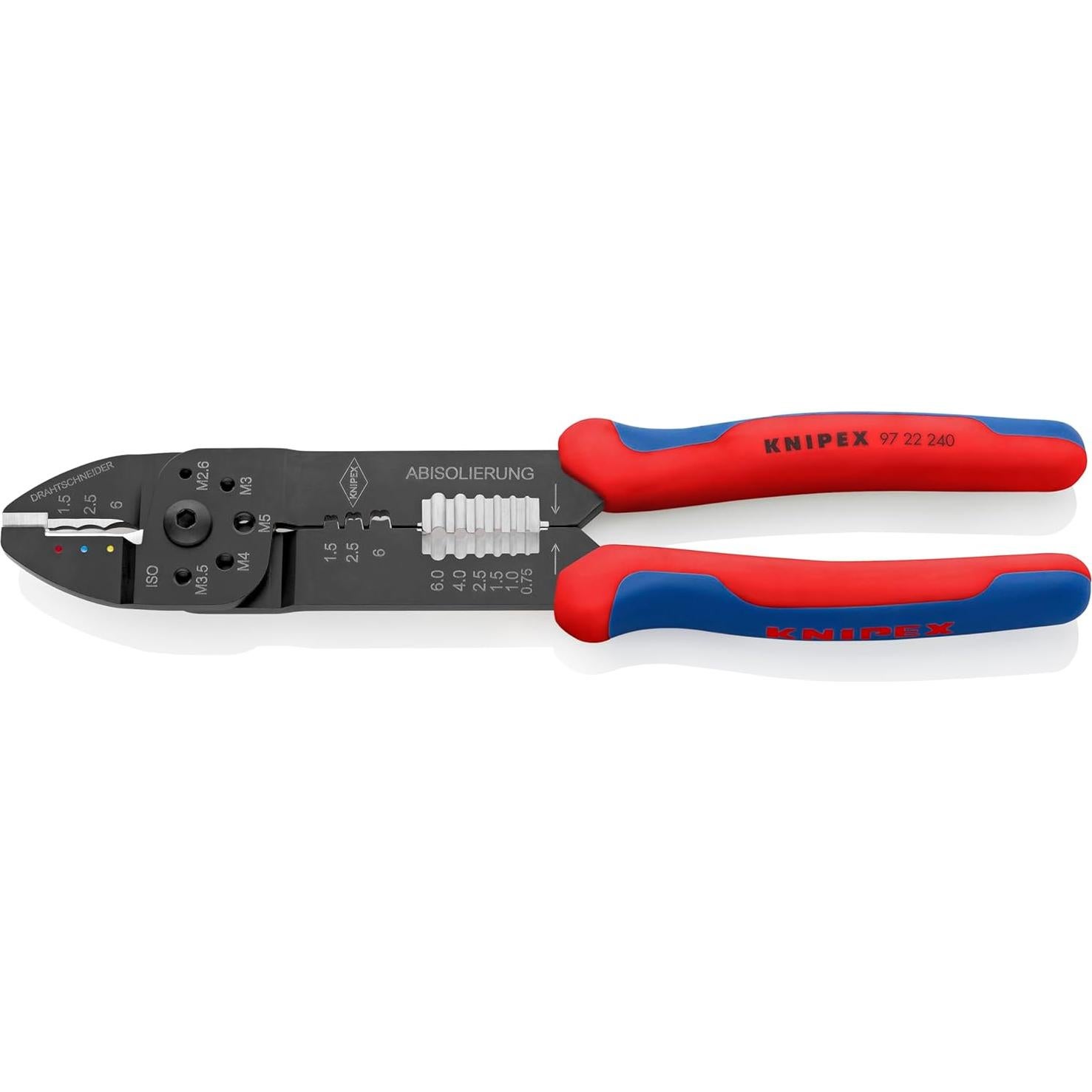 Alicates de Crimpado KNIPEX 24.1 cm Mango Ergonómico