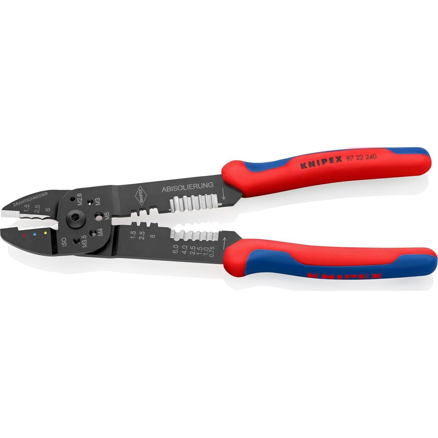 Alicates de Crimpado KNIPEX 24.1 cm Mango Ergonómico