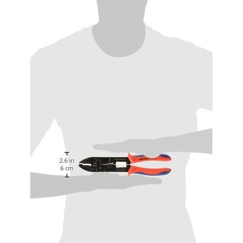 Alicates de Crimpado KNIPEX 24.1 cm Mango Ergonómico