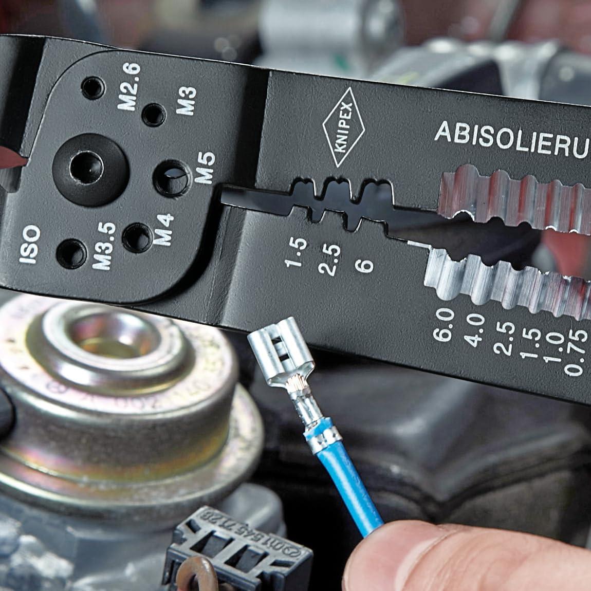 Alicates de Crimpado KNIPEX 24.1 cm Mango Ergonómico