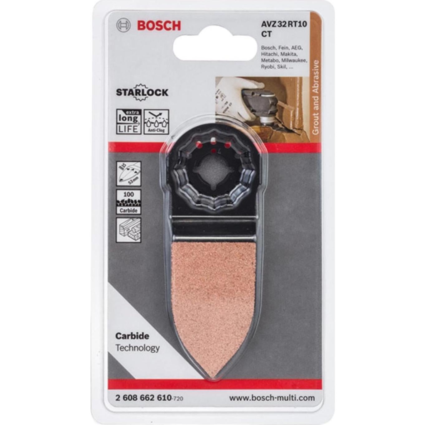 Placa de Lijado Bosch AVZ32RT10 32mm Carburo Starlock