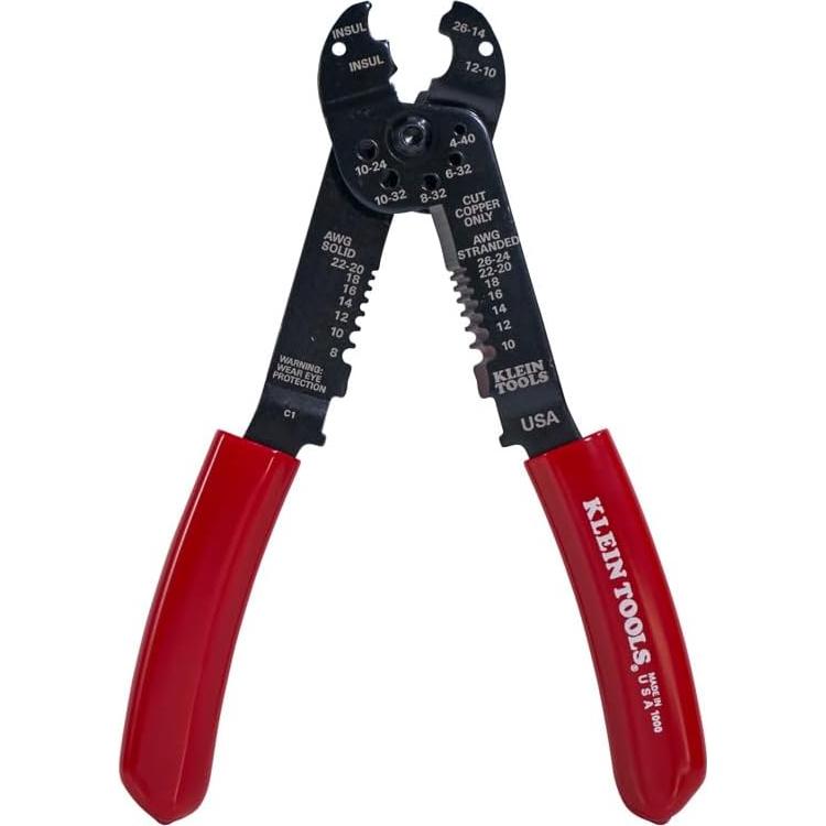 Herramienta Multiuso Klein Tools 1000 - Desforrador, Crimpador y Cortador