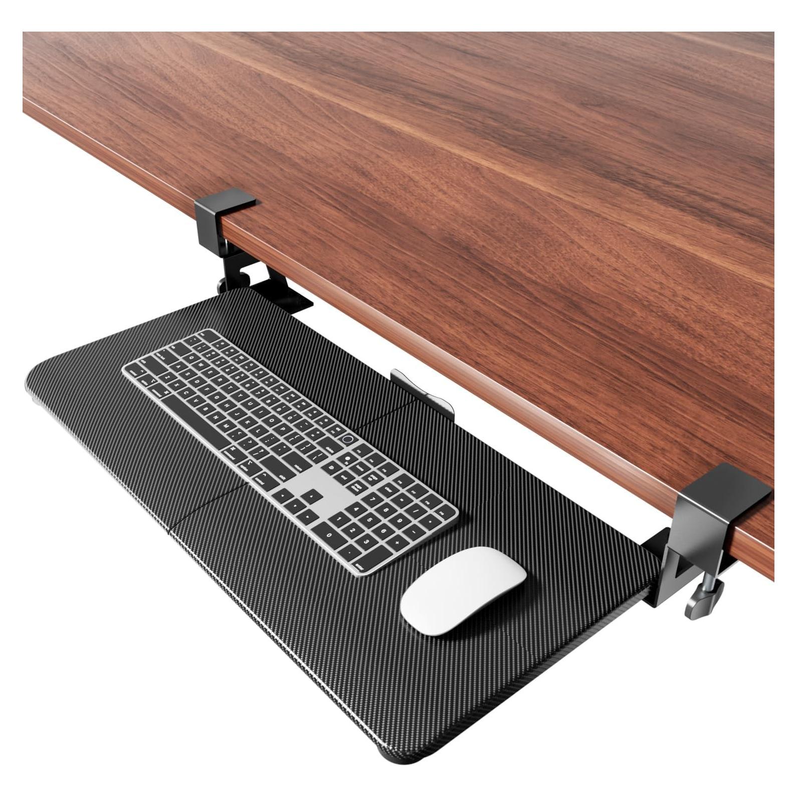 Bandeja Deslizante para Teclado NearHub 66x29cm Ergonómica