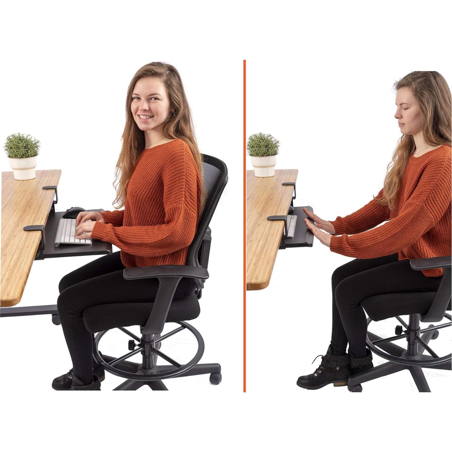 Soporte de Escritorio Compacto S Stand Up Desk Store Negro