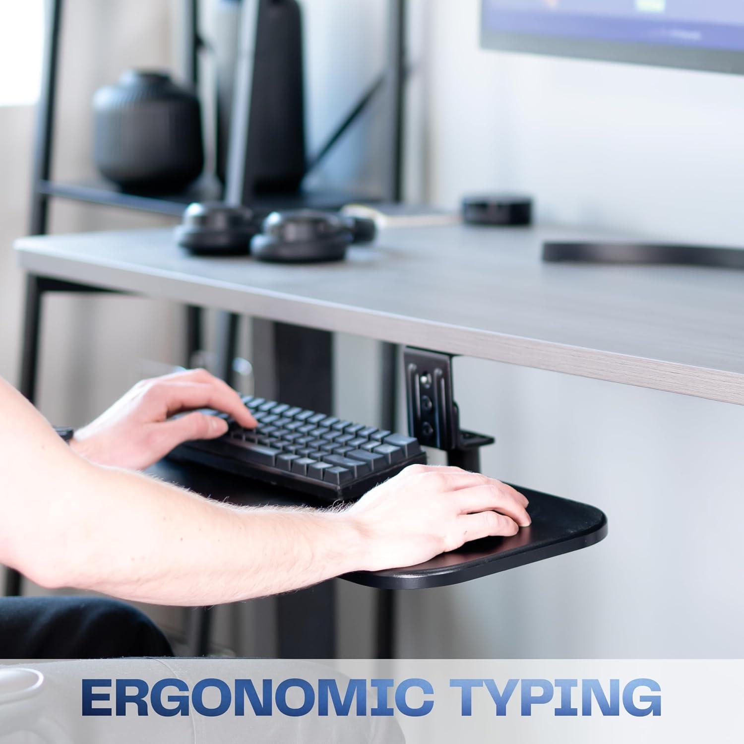 Bandeja de Teclado y Ratón VIVO MOUNT-KB01B 62.5x25.1cm