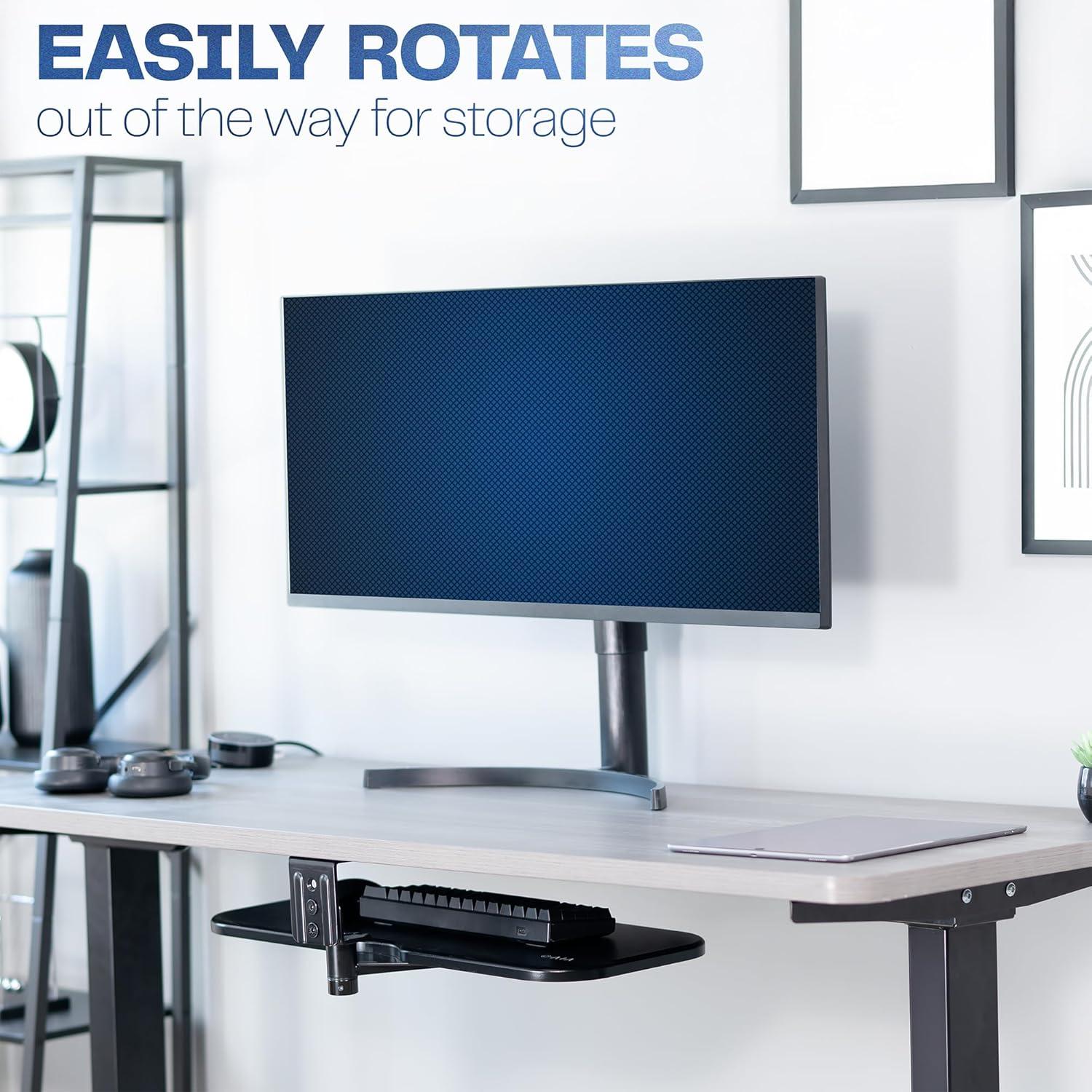 Bandeja de Teclado y Ratón VIVO MOUNT-KB01B 62.5x25.1cm