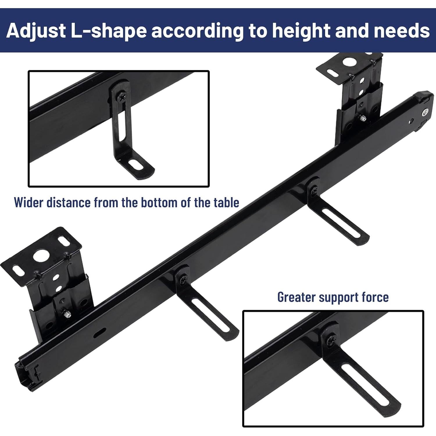 Deslizadores de teclado TRIPLE DEER 35.56 cm con soporte ajustable