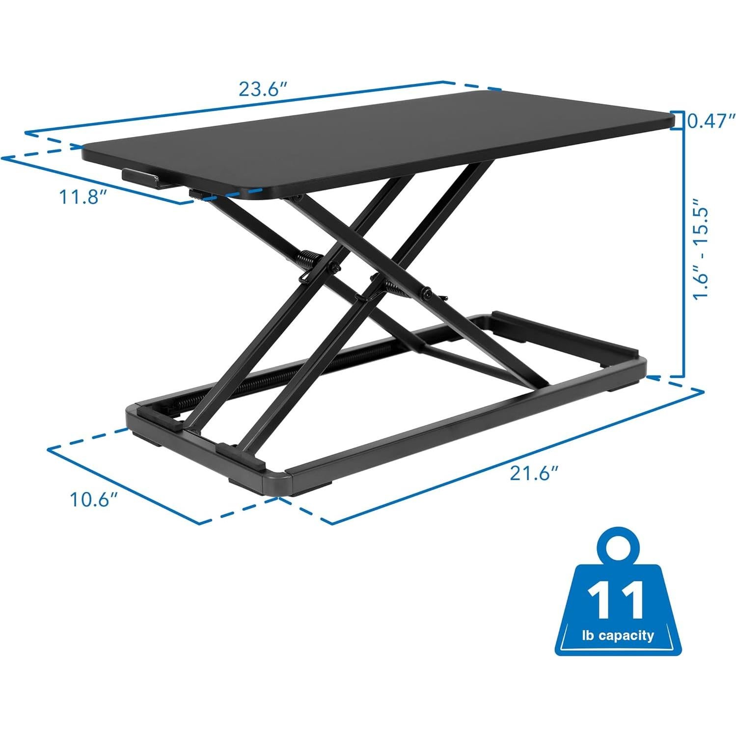 Elevador de Teclado Ergonómico Mount-It! 60x30 cm Ajustable