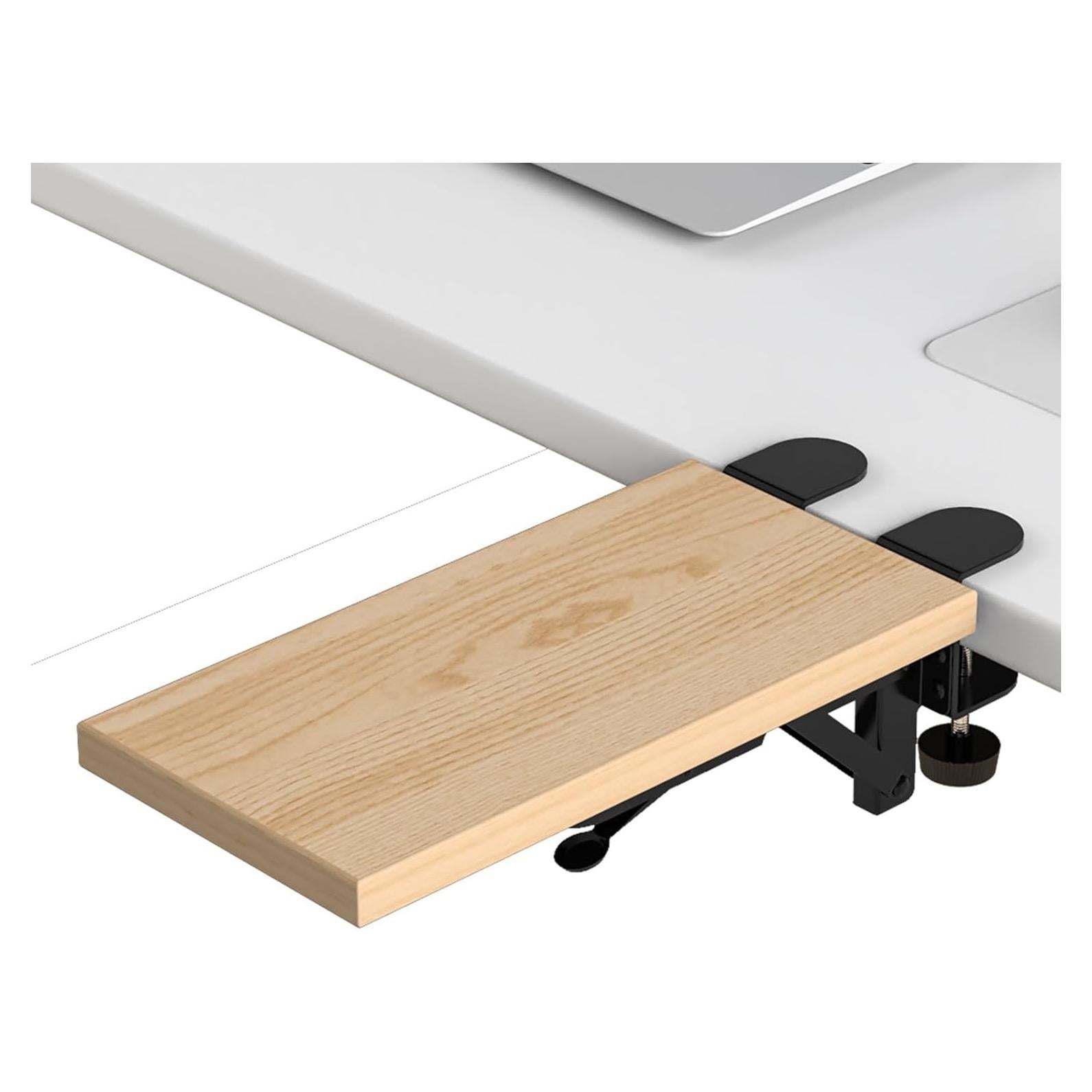 Bandeja de extensión ergonómica WITPOCE 30x15 cm Arce