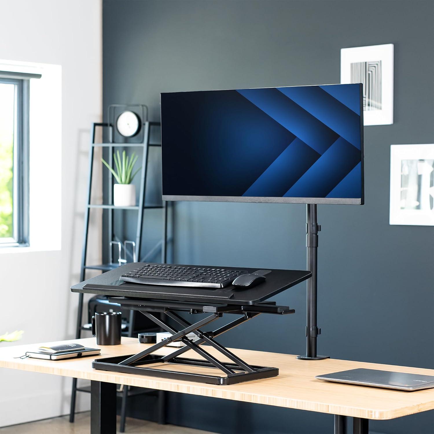 Elevador de Teclado Ergonómico VIVO TKR1 Ajustable 76 cm