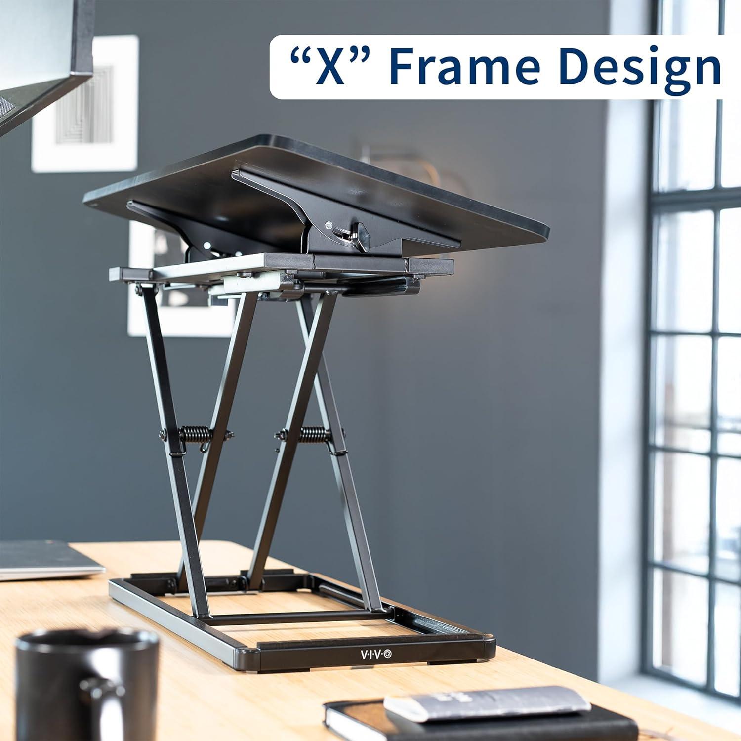 Elevador de Teclado Ergonómico VIVO TKR1 Ajustable 76 cm