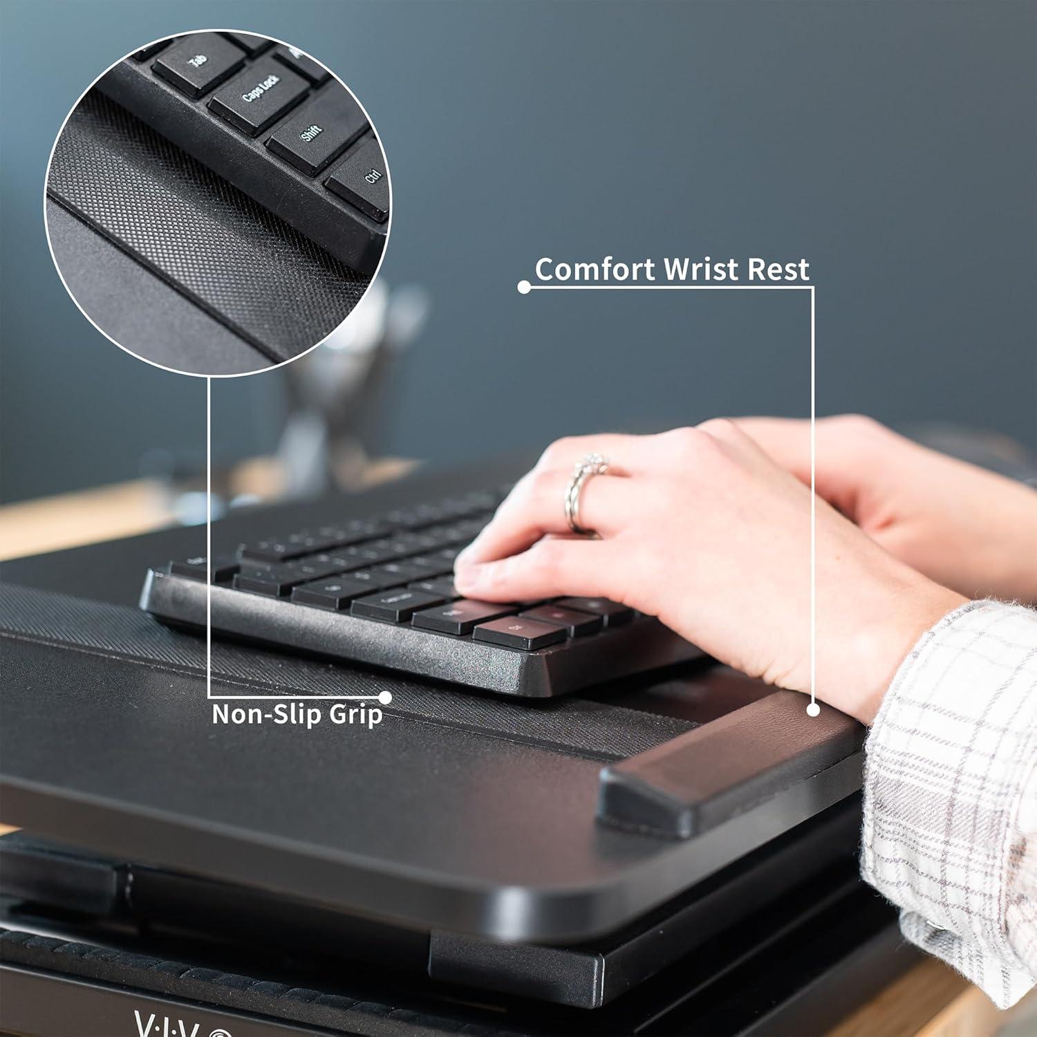 Elevador de Teclado Ergonómico VIVO TKR1 Ajustable 76 cm