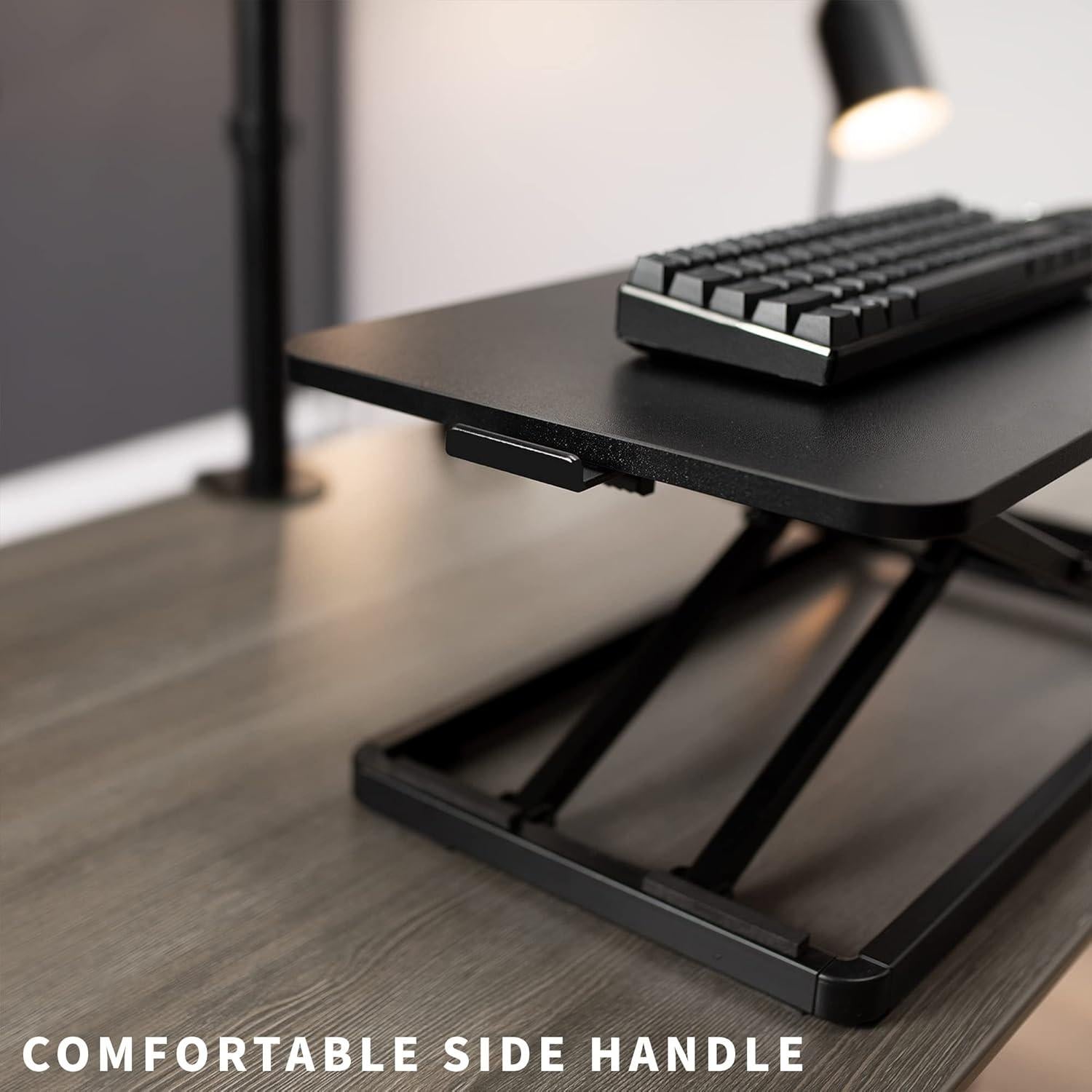 Elevador de Teclado Ergonómico VIVO 60x30 cm Ajustable Negro