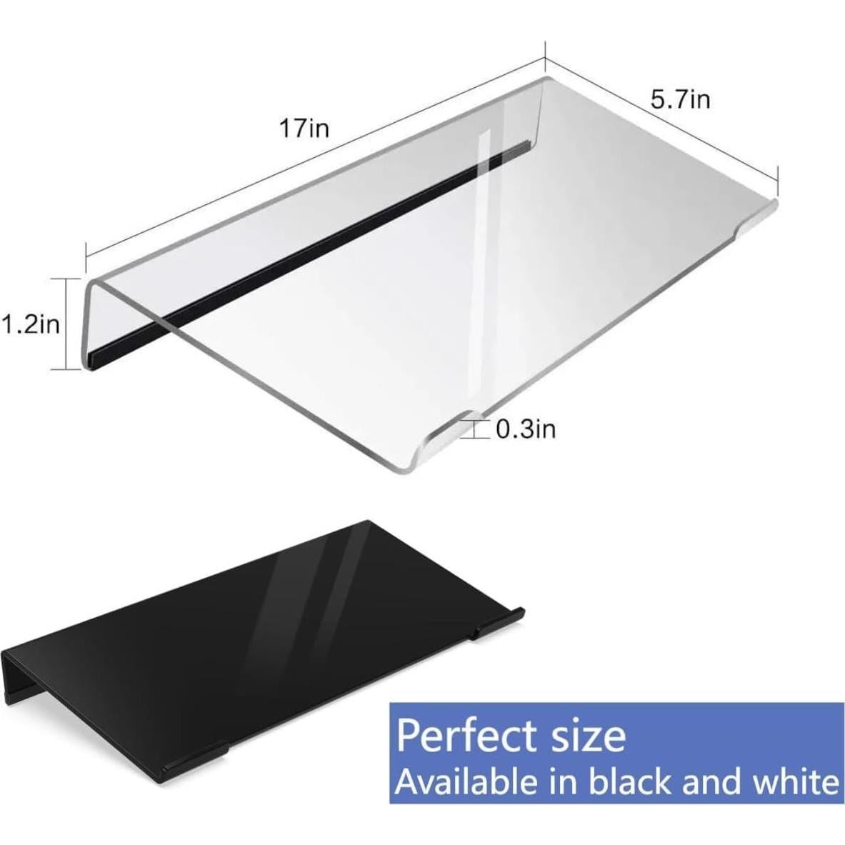 Soporte para Teclado Ergonómico Eitonbu Acrílico Transparente
