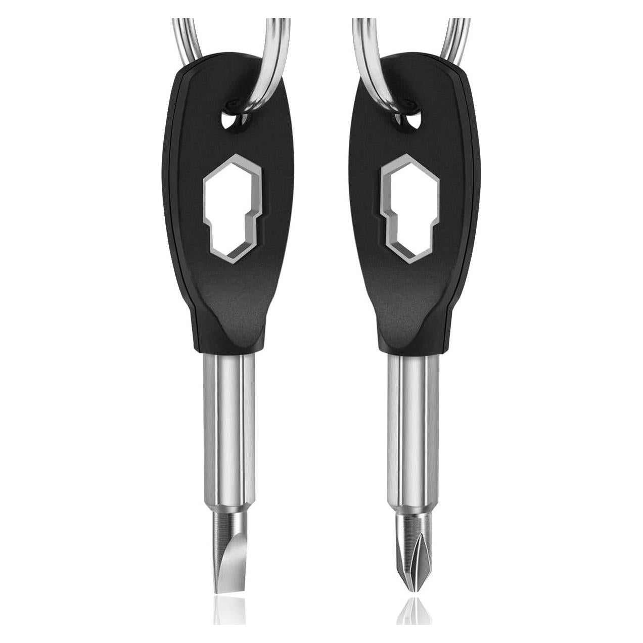 Destornillador de Llavero 6 en 1 Poswlto - Compacto y Portátil