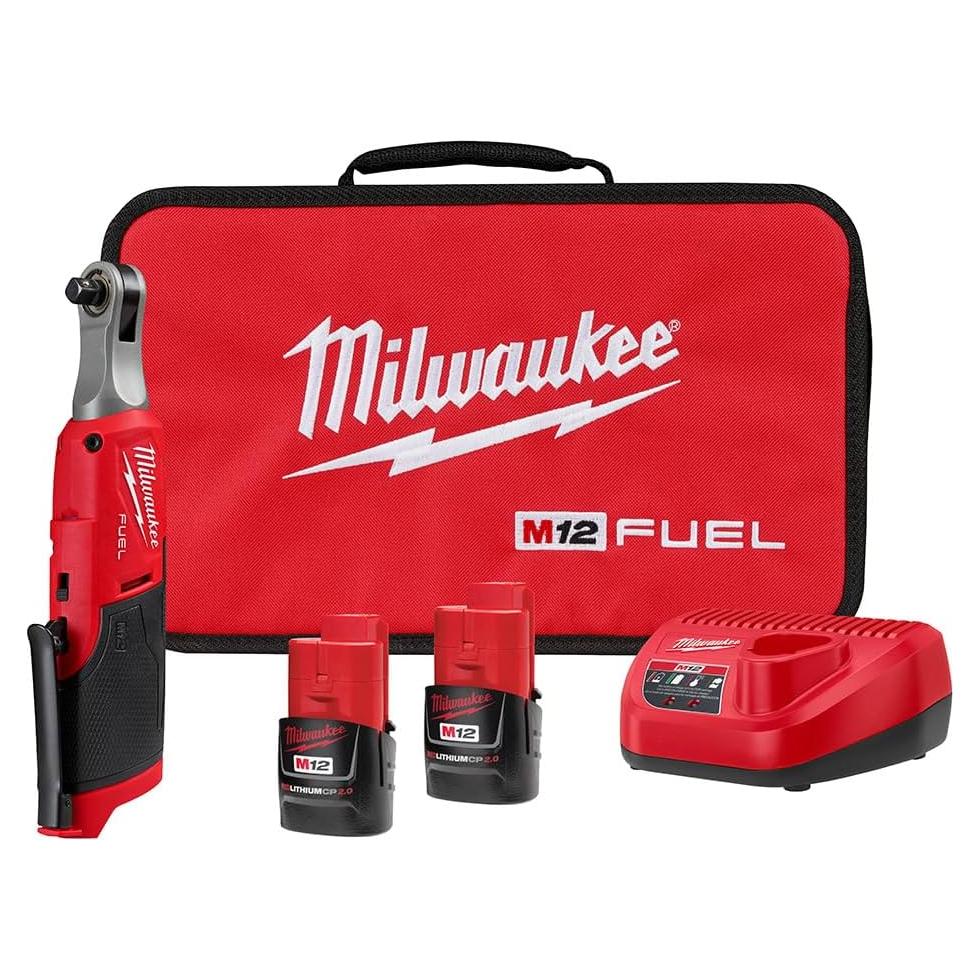 Llave de Carraca Inalámbrica Milwaukee M12 FUEL 12V 3/8"
