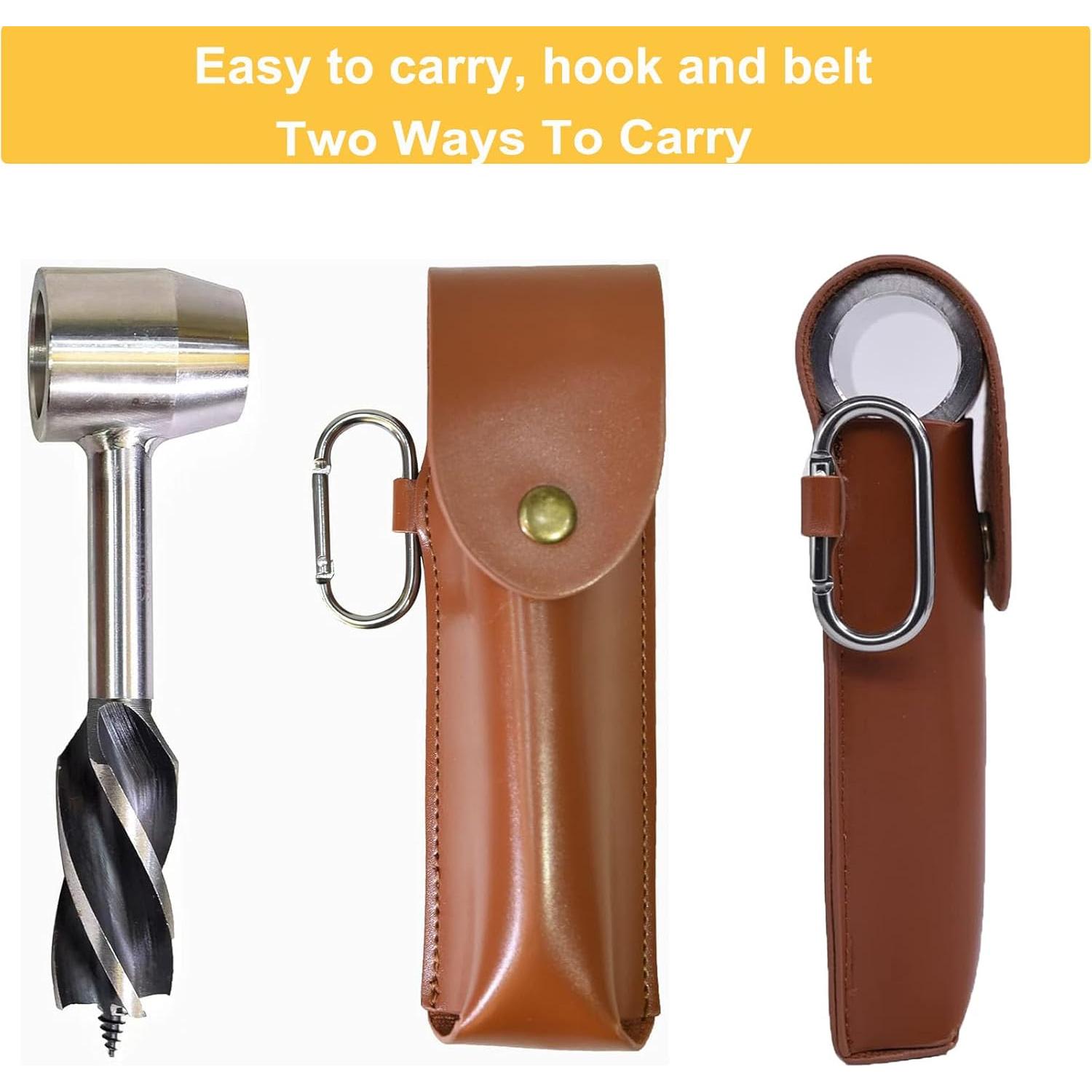 Kit de Supervivencia Bushcraft FLOWERTEEN con Auger y Sierra Plegable