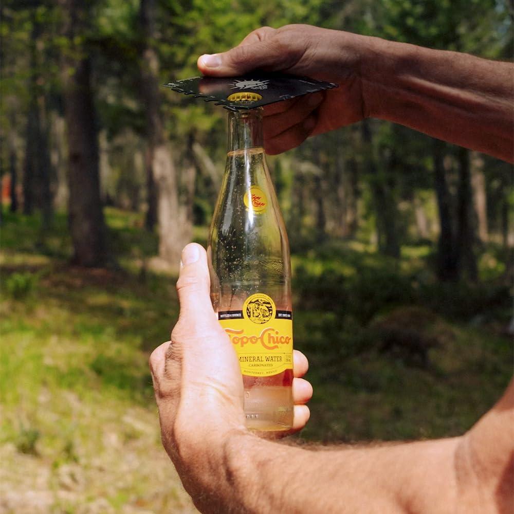 Posavasos MultiHerramienta Sun Company - Paquete de 2, Acero Inoxidable