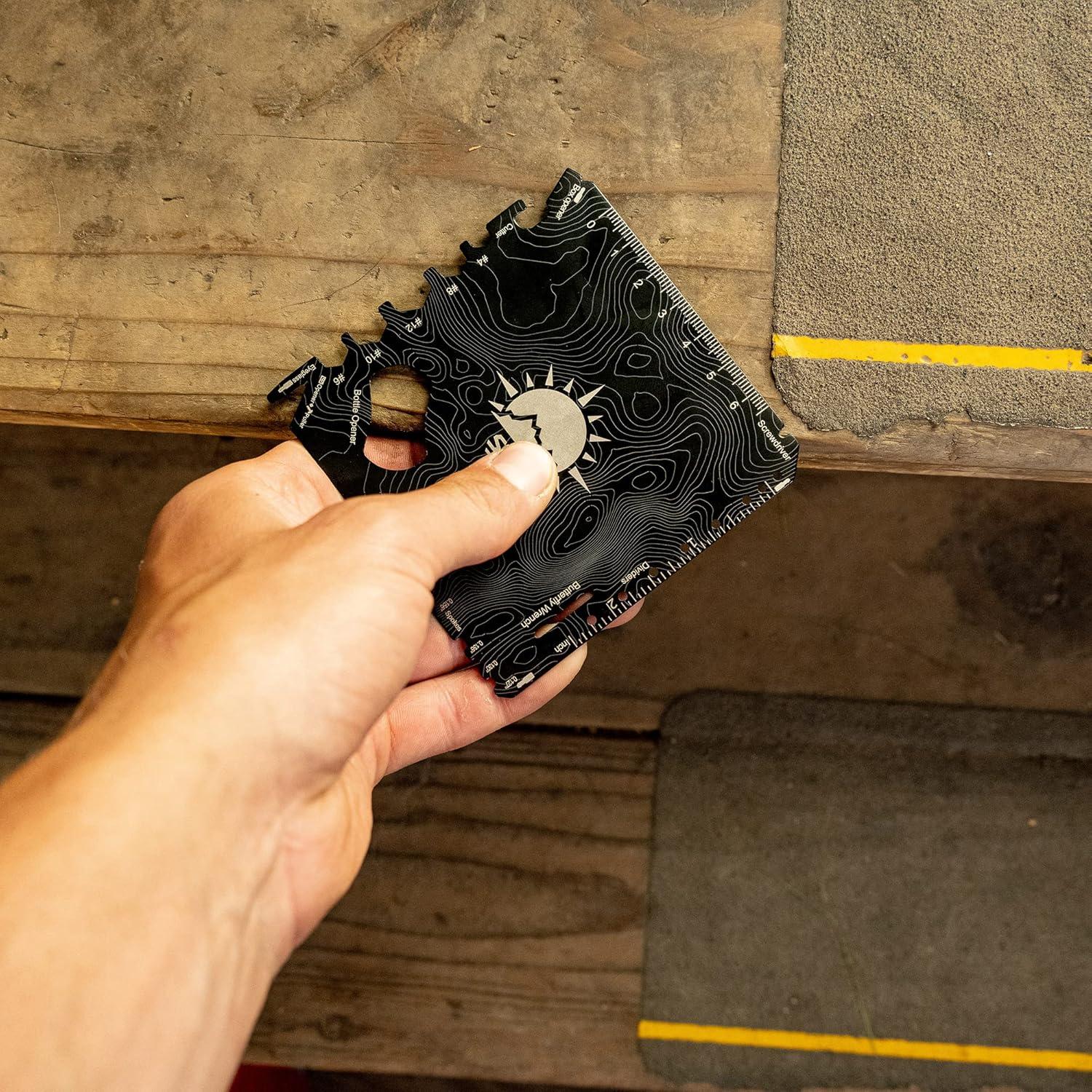 Posavasos MultiHerramienta Sun Company - Paquete de 2, Acero Inoxidable