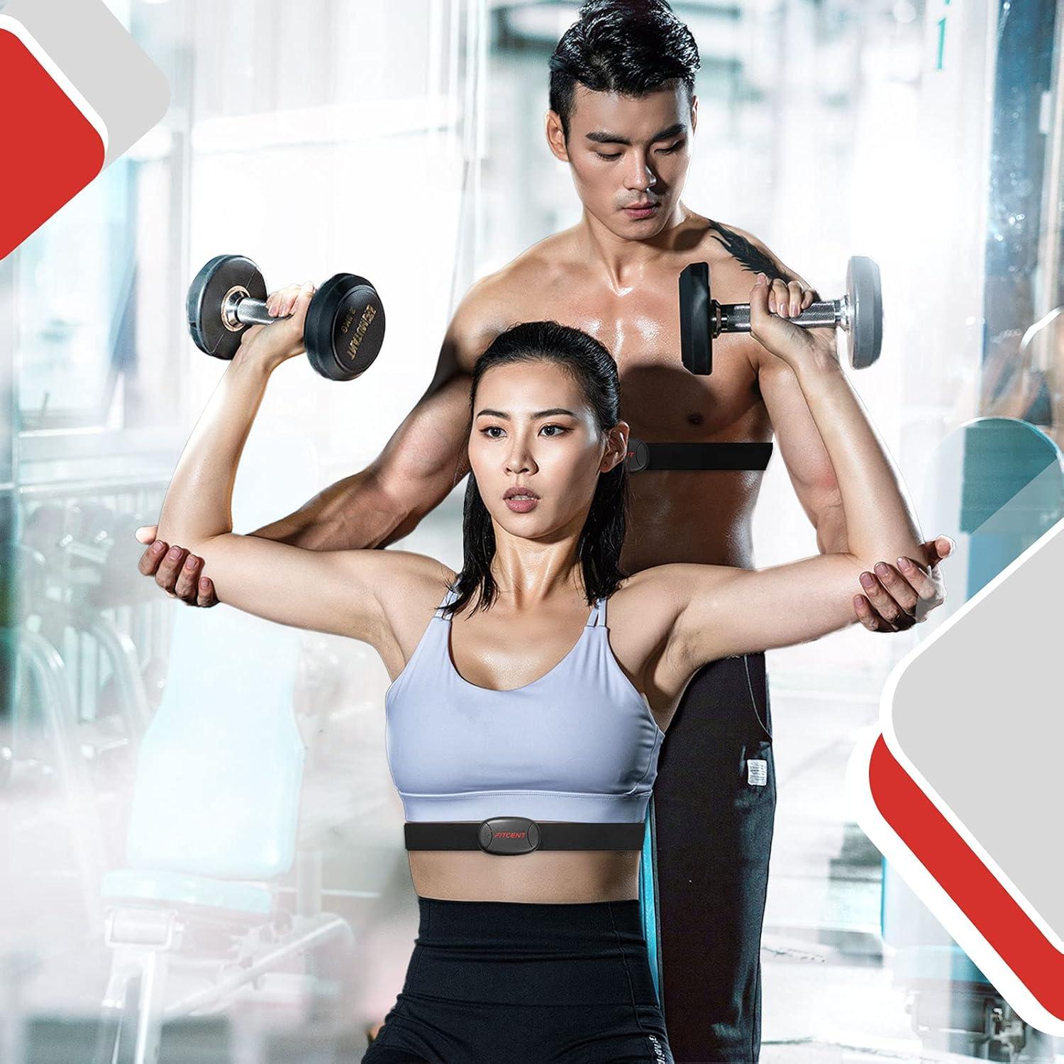 Monitor de Frecuencia Cardíaca Fitcent CL820W Bluetooth 5.0