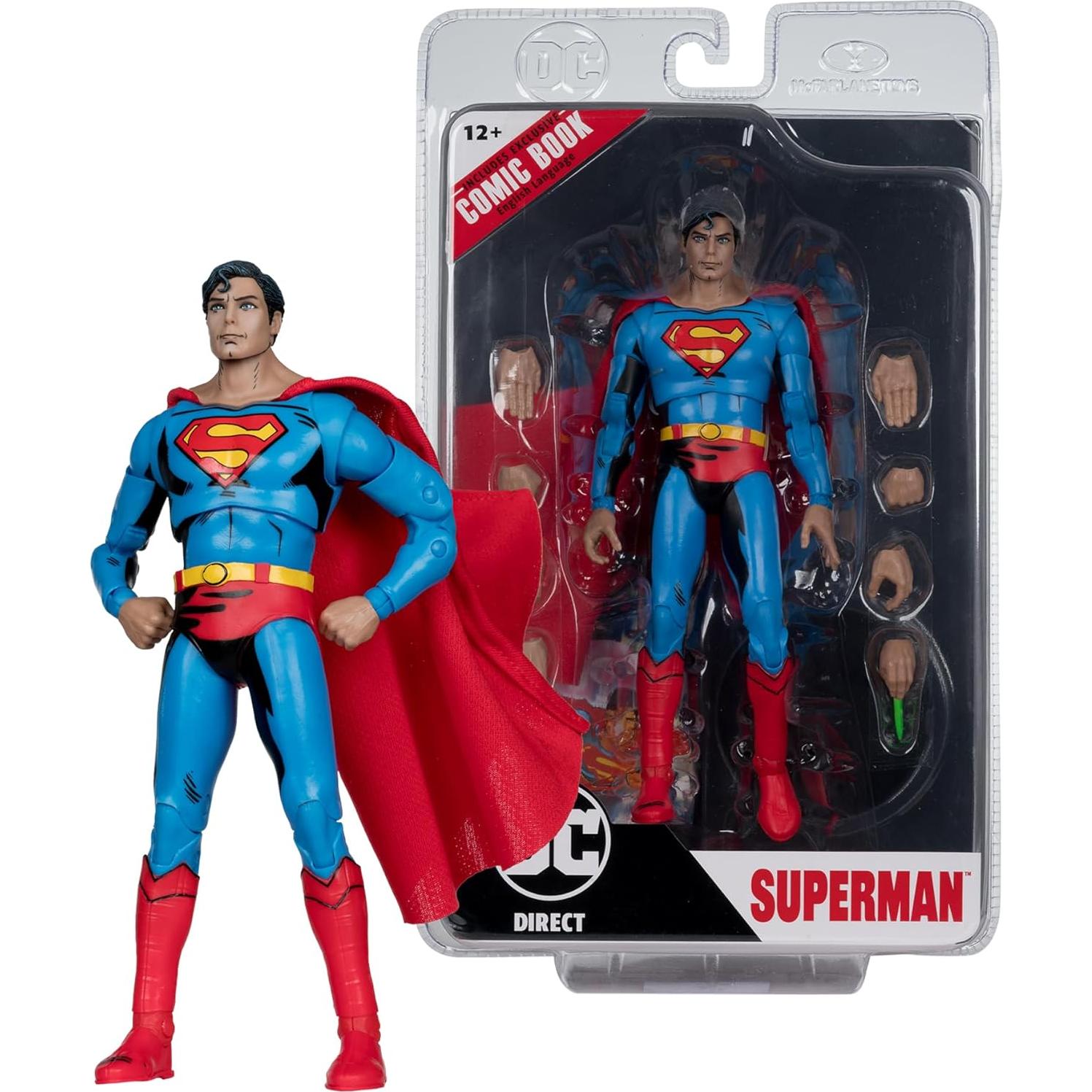 McFarlane Toys - DC Direct Page Punchers Superman (Superman '78) 7in Figure with Comic