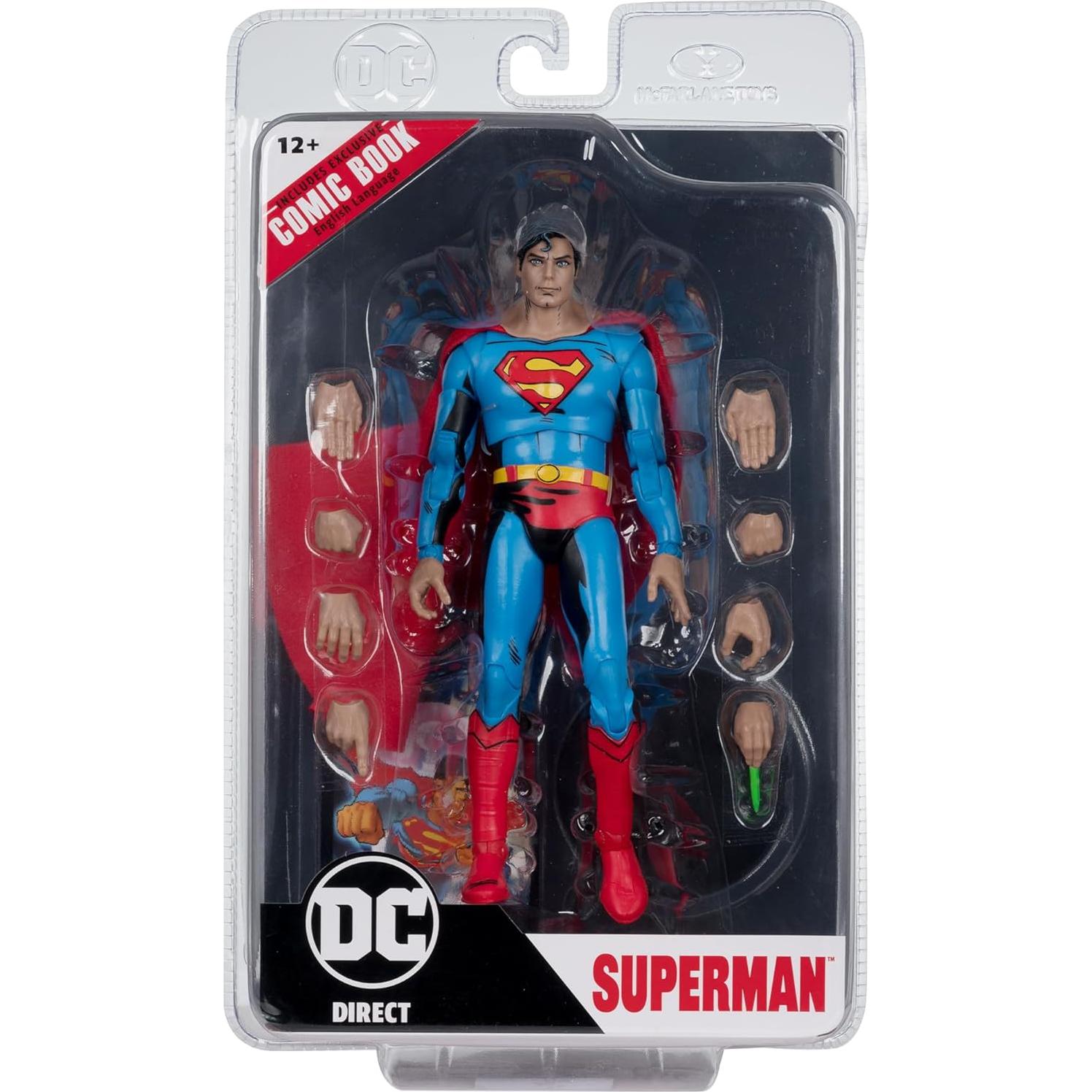 McFarlane Toys - DC Direct Page Punchers Superman (Superman '78) 7in Figure with Comic