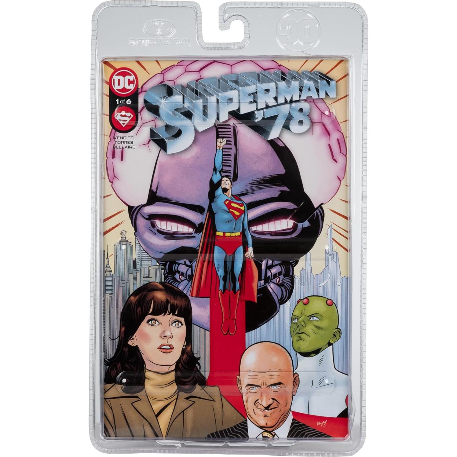 McFarlane Toys - DC Direct Page Punchers Superman (Superman '78) 7in Figure with Comic