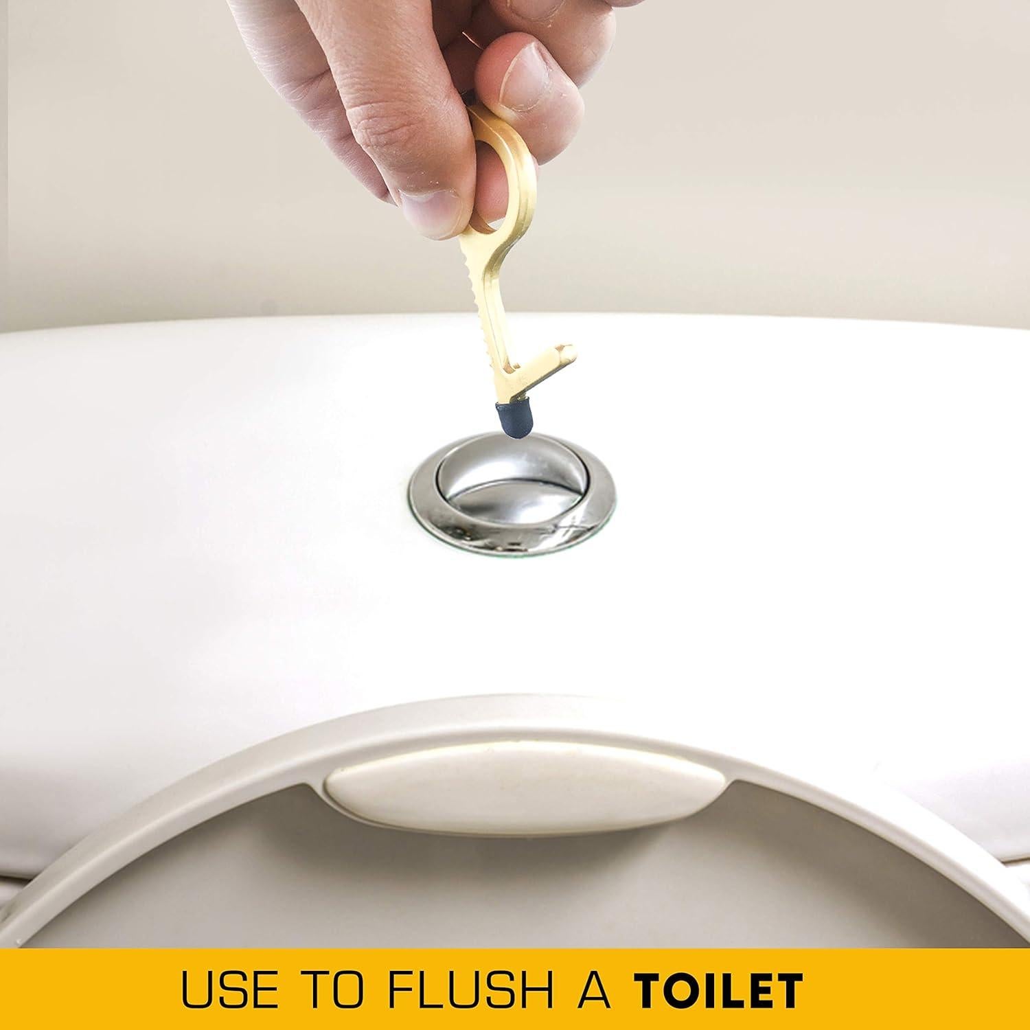 Abridor de Puerta de Llavero Mobi Lock de Latón - 3 Piezas