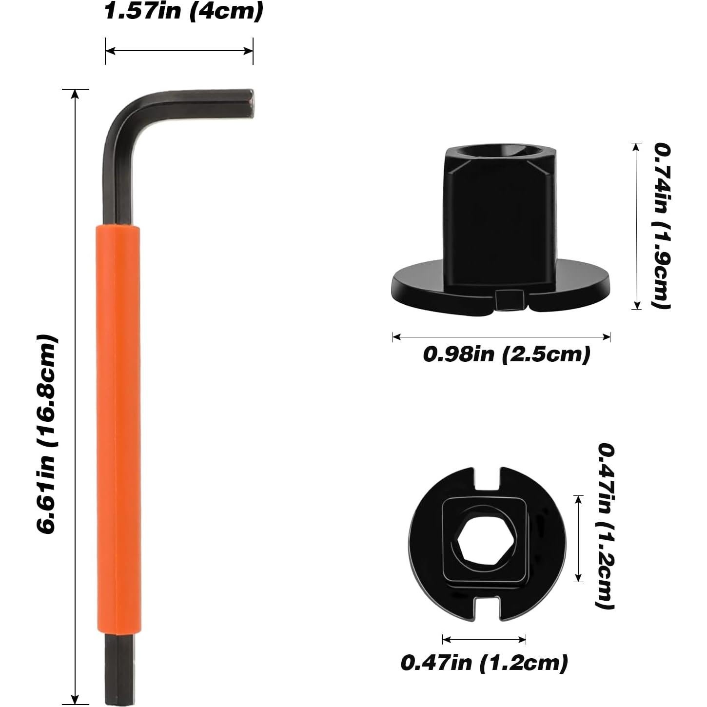 Juego de Herramientas para Eje de Bicicleta Oumers - 15mm, 16mm