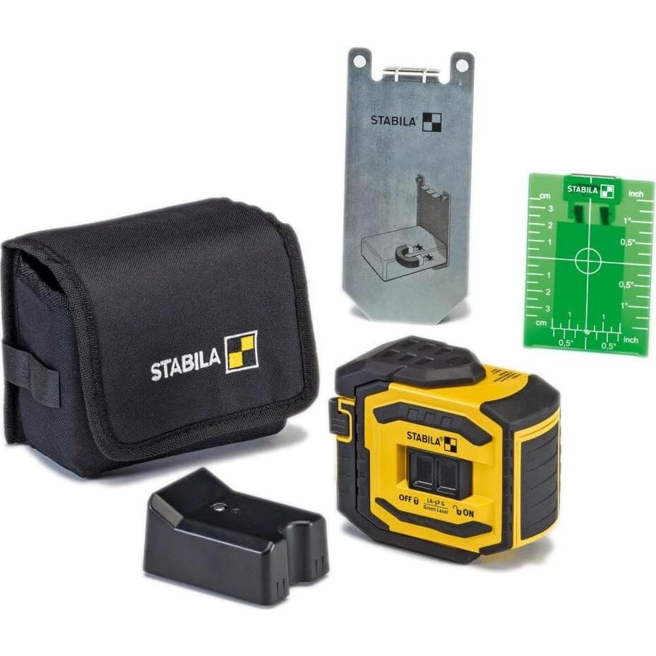 Nivel Láser de 5 Puntos Stabila LA-5P Verde 0.91 kg