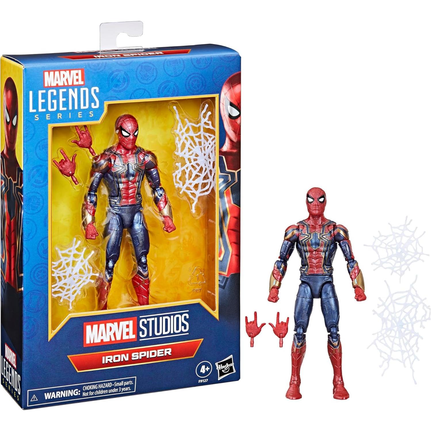 Marvel Legends Series Iron Spider, Avengers: Endgame Collectible 6 Inch Spider-Man Action Figure